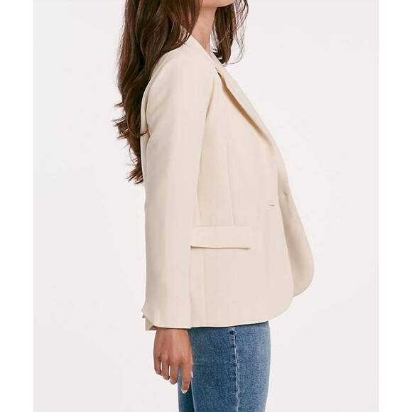 NEW ANOTHER LOVE berkley long sleeve blazer in birch